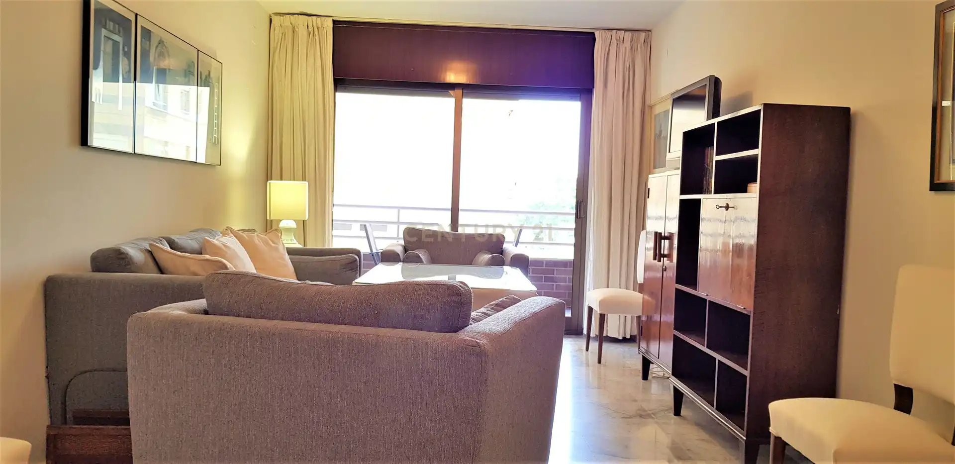 Sala d'estar de Apartament de lloguer en Málaga amb Aire condicionat