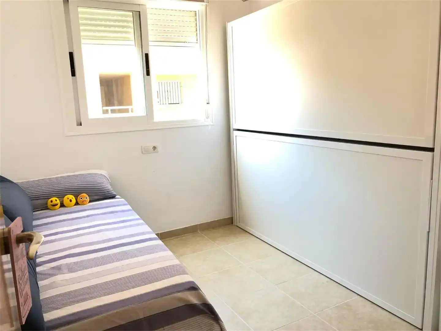 Schlafzimmer von Dachboden zur Miete in Oropesa del Mar / Orpesa mit Klimaanlage und Schwimmbad