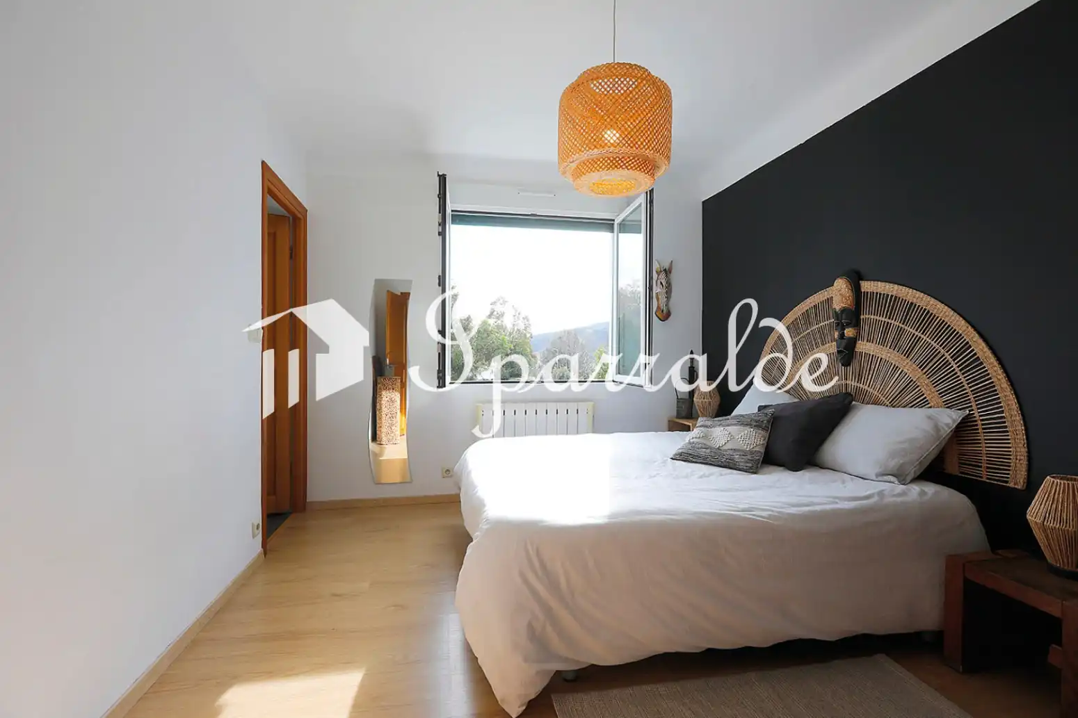 Bedroom of Flat for sale in Hendaye  with Heating, Parquet flooring and Balcony