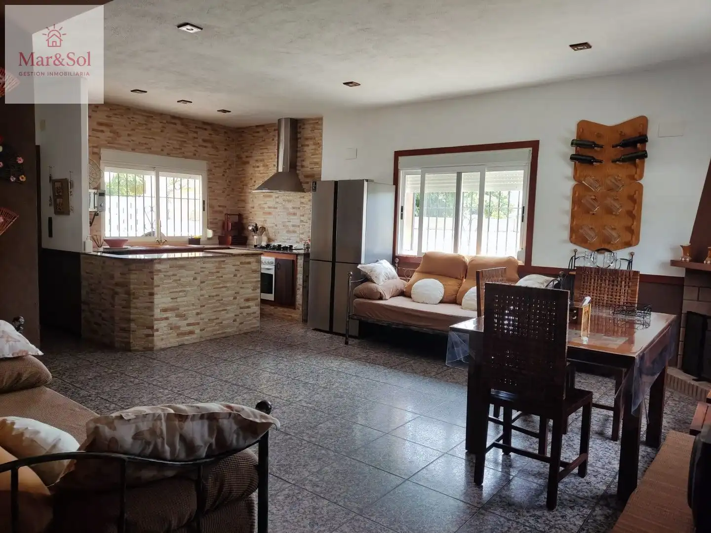 Kitchen of Houses for sale in Cullera  with Air Conditioner, Private garden and Terrace