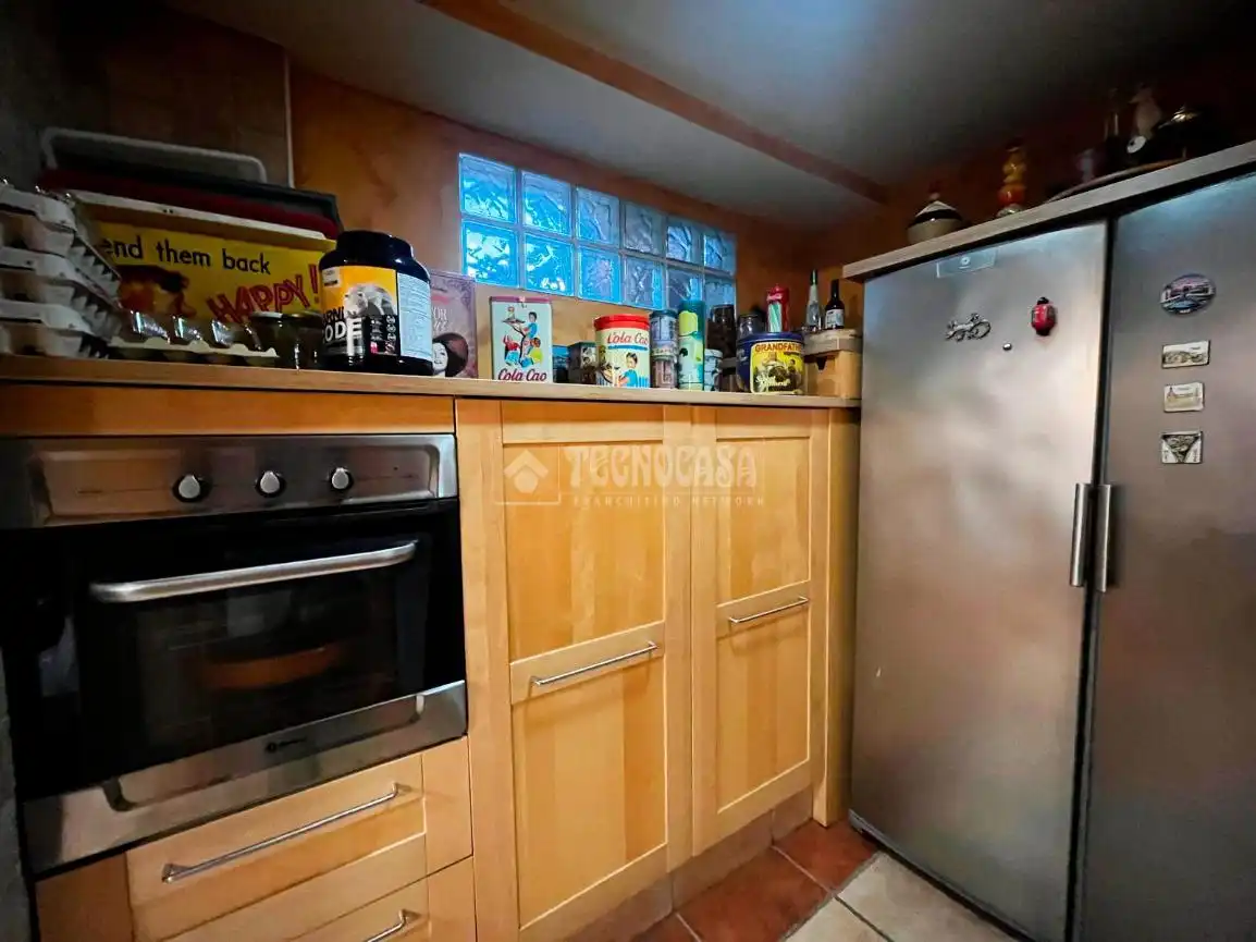 Cocina de Casa adosada en venta en Sobradiel con Calefacción y Jardín privado