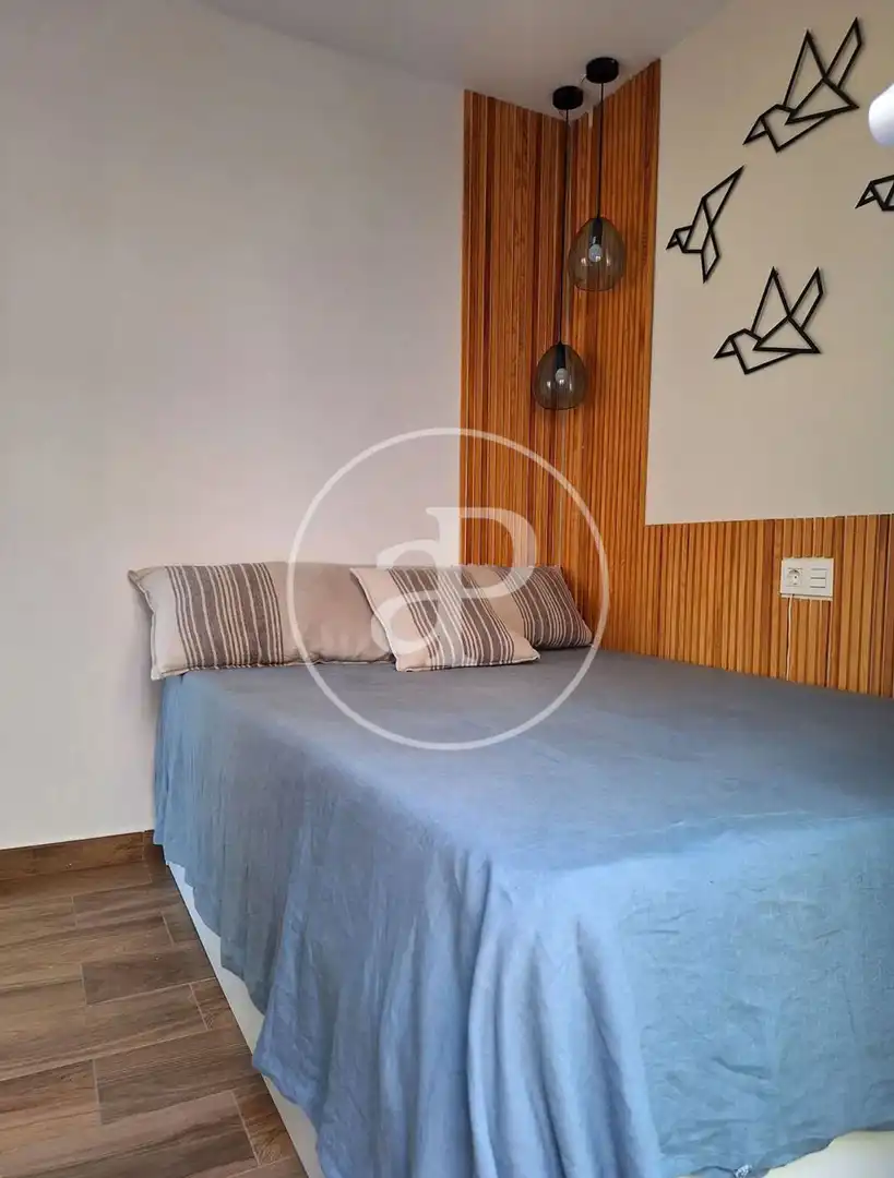 Schlafzimmer von Haus oder Chalet zur Miete in Santa Pola mit Klimaanlage, Heizung und Privatgarten