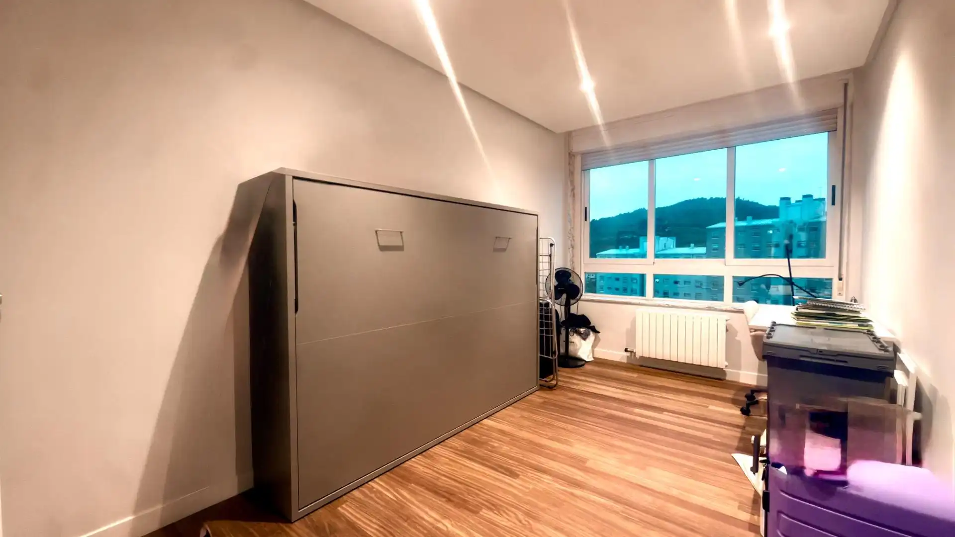 Bedroom of Flat for sale in Ourense Capital   with Heating, Parquet flooring and Furnished