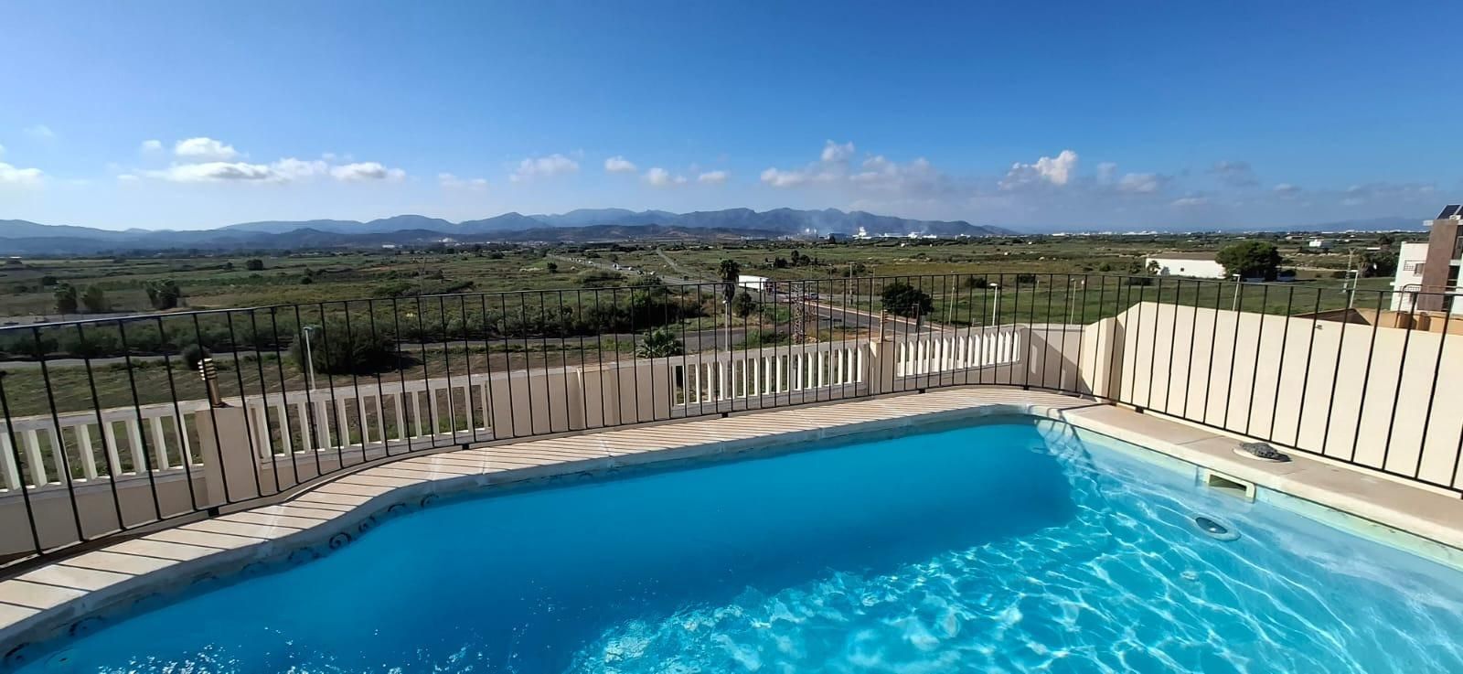 Swimming pool of Flat for sale in Chilches / Xilxes  with Air Conditioner, Terrace and Balcony