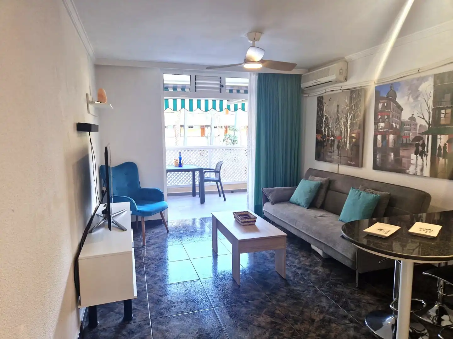 Wohnzimmer von Wohnungen zum Verkauf in San Bartolomé de Tirajana mit Terrasse, Internet und Gemeinschaftspool