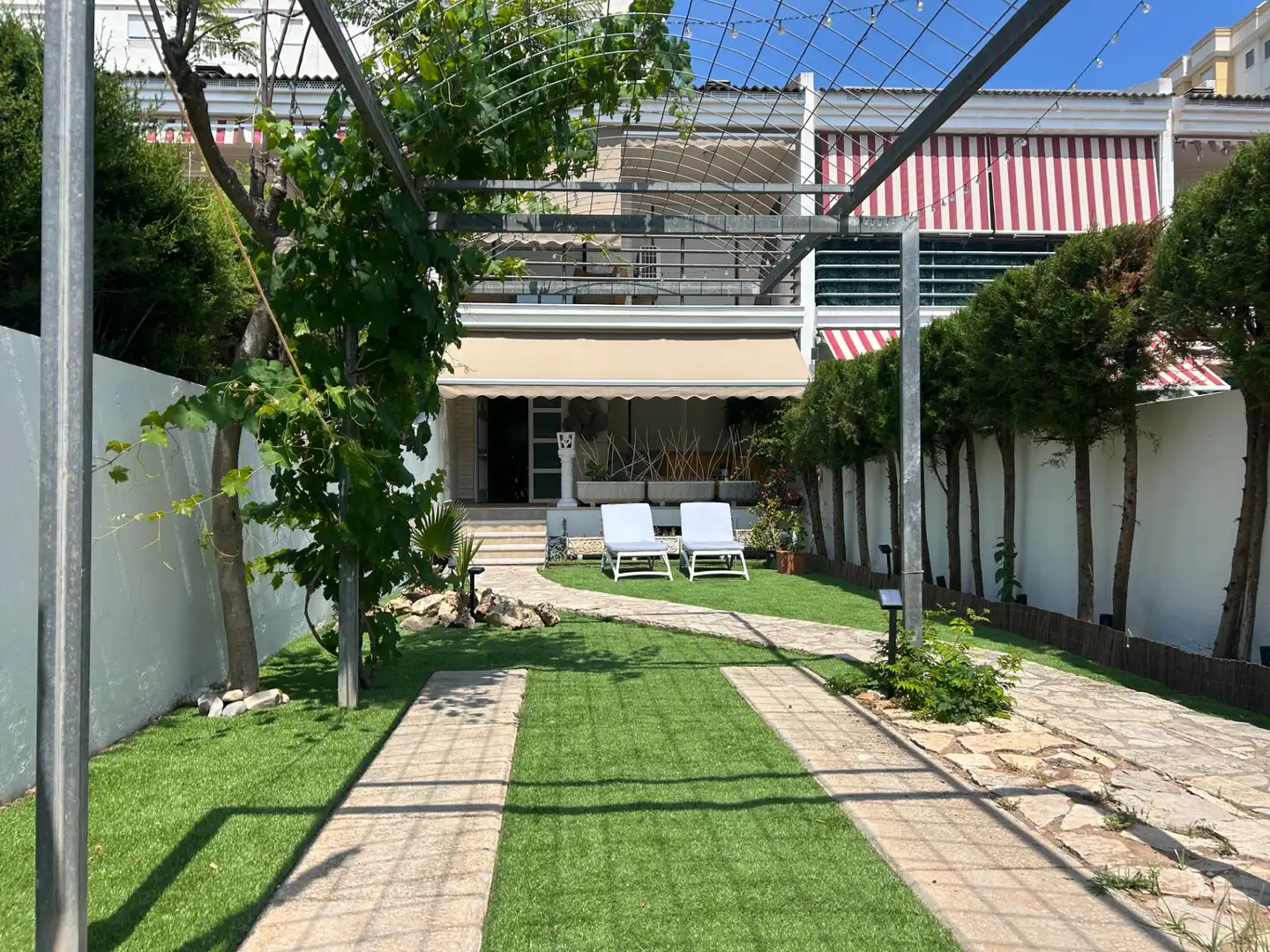 Terrace of Detached homes for sale in Gandia  with Air Conditioner, Private garden and Terrace