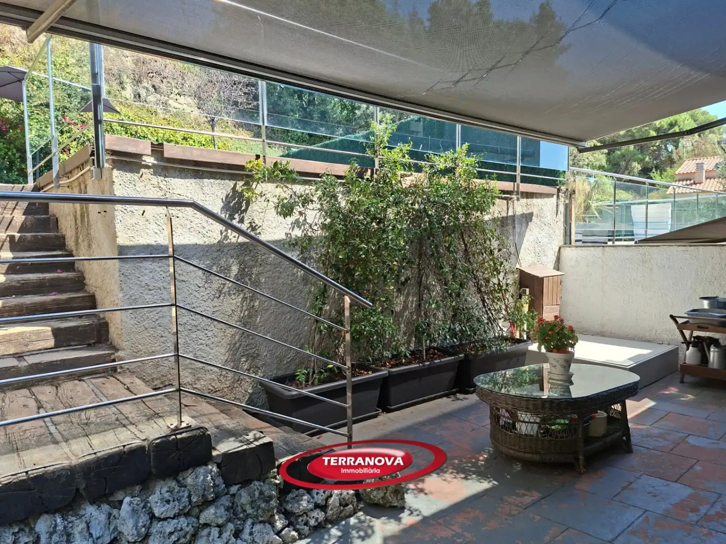 Terrassa de Casa o xalet en venda en L'Ametlla del Vallès amb Aire condicionat, Calefacció i Jardí privat
