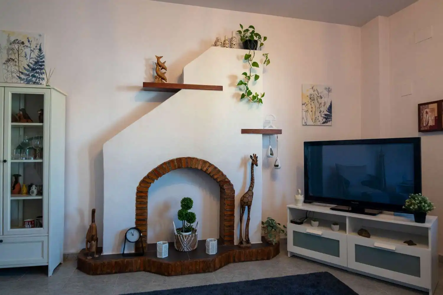 Sala de estar de Casa adosada en venta en Molvízar con Aire acondicionado, Terraza y Trastero