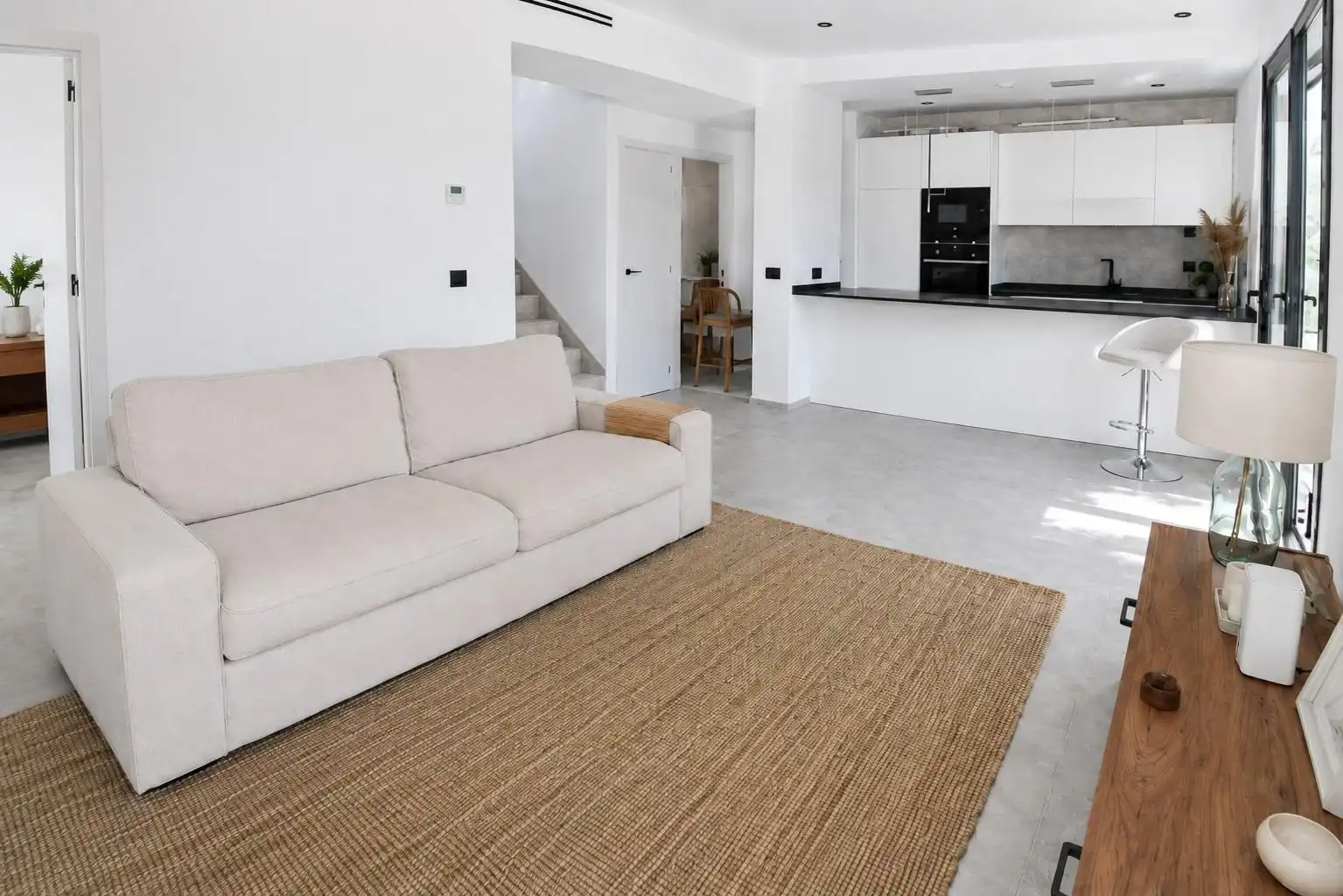 Sala d'estar de Casa o xalet en venda en Alcúdia amb Aire condicionat, Jardí privat i Terrassa