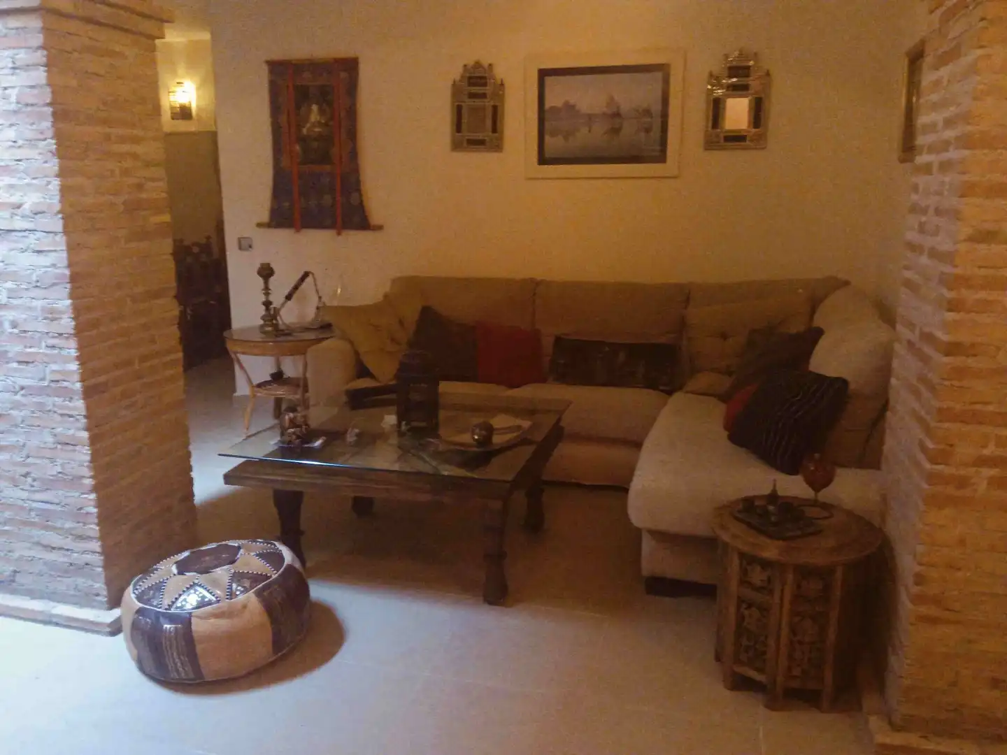 Sala de estar de Casa adosada en venta en María de Huerva con Calefacción, Terraza y Trastero