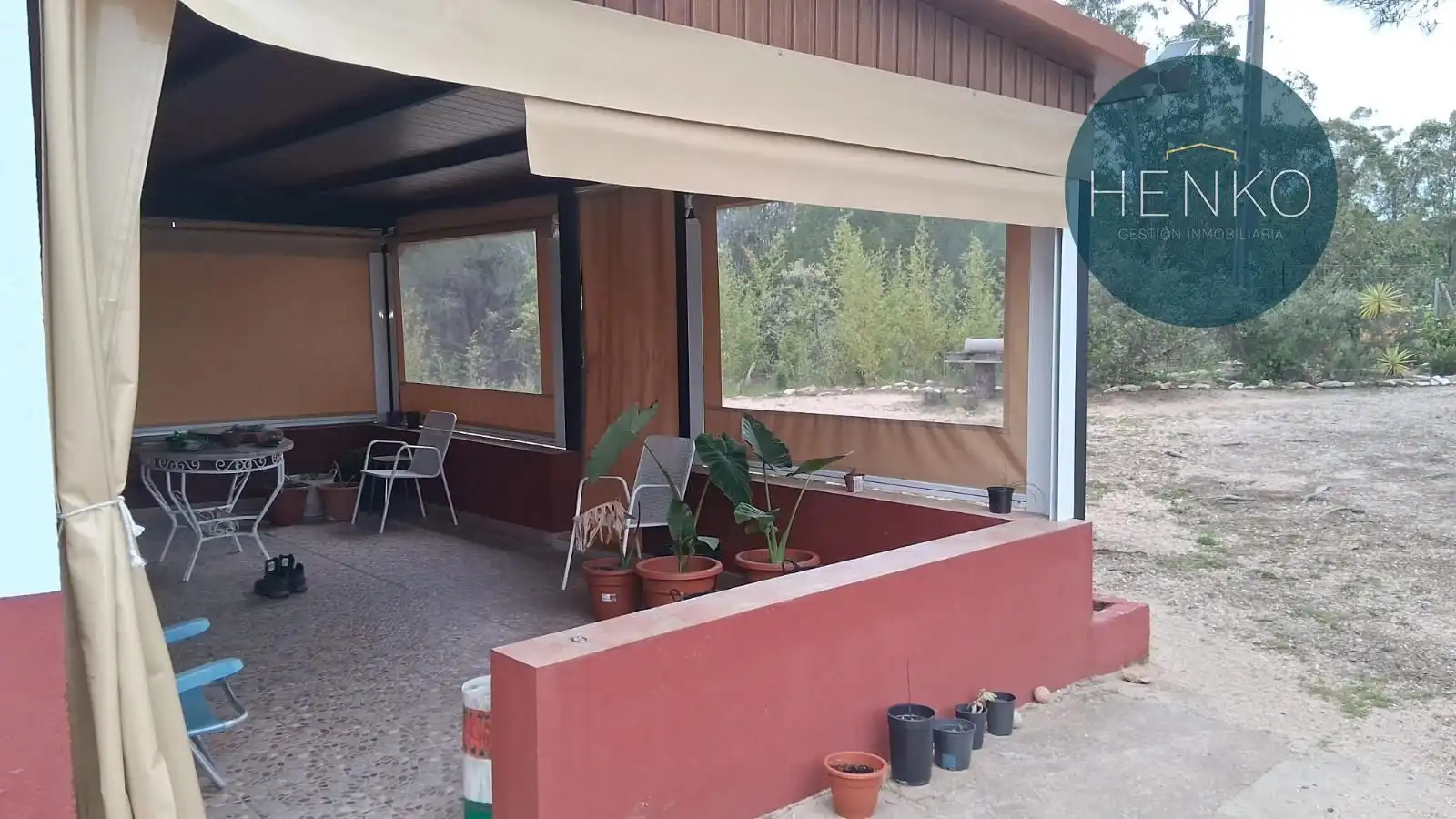 Terrassa de Casa o xalet en venda en Beas amb Aire condicionat i Moblat