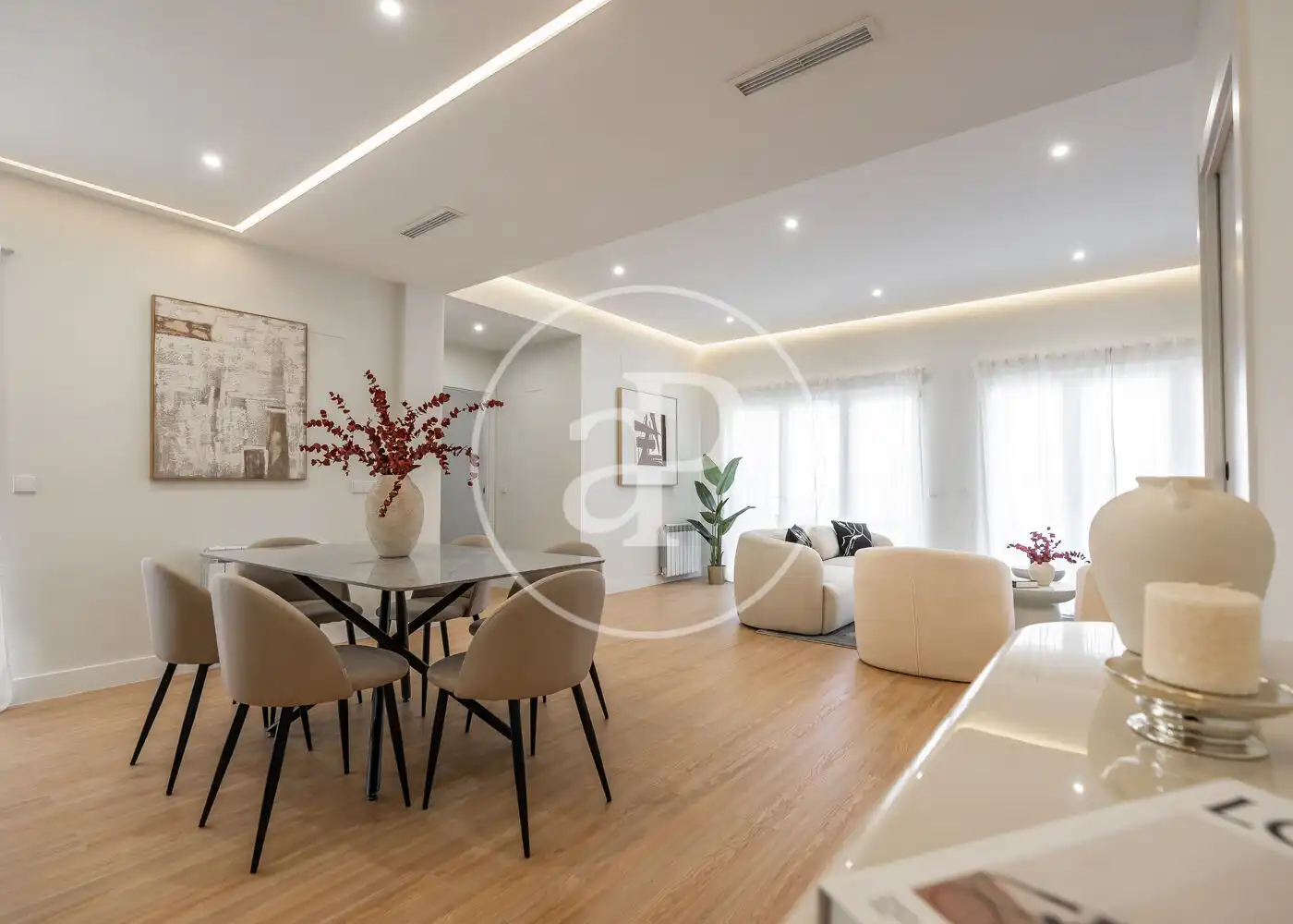Sala d'estar de Pis en venda en Madrid amb Aire condicionat, Calefacció i Terrassa