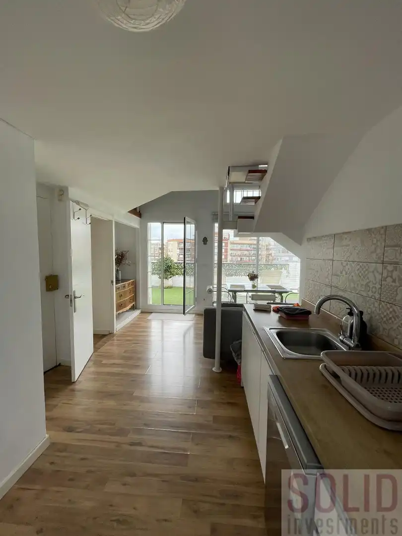 Cocina de Ático en venta en Valencia con Terraza