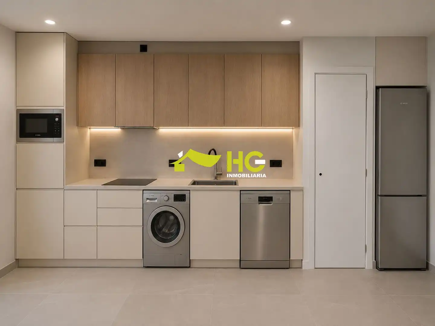 Küche von Wohnung zur untervermieten in Villaviciosa de Odón mit Klimaanlage und Heizung