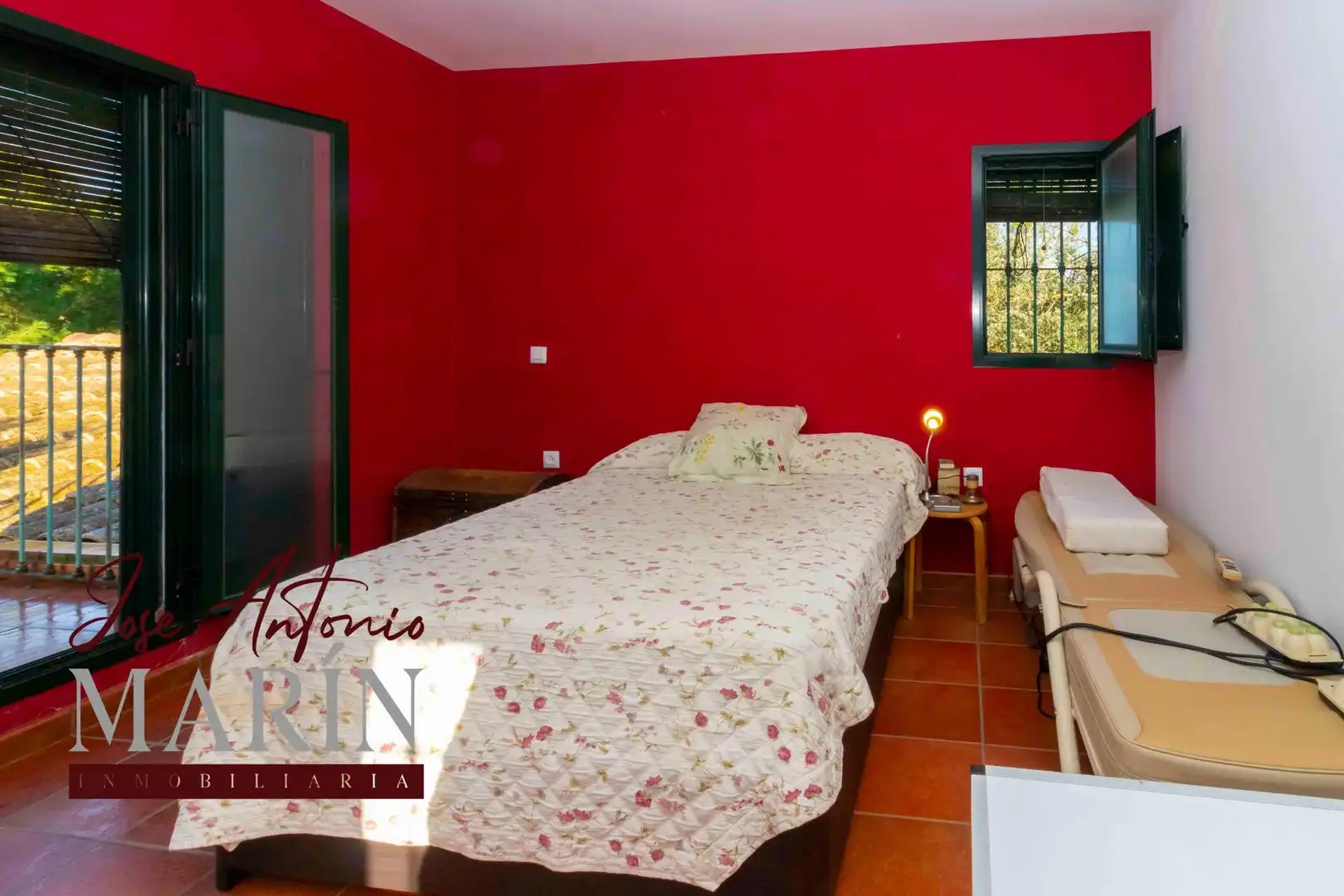 Schlafzimmer von Country house zum Verkauf in Badajoz mit Privatgarten, Abstellraum und Schwimmbad