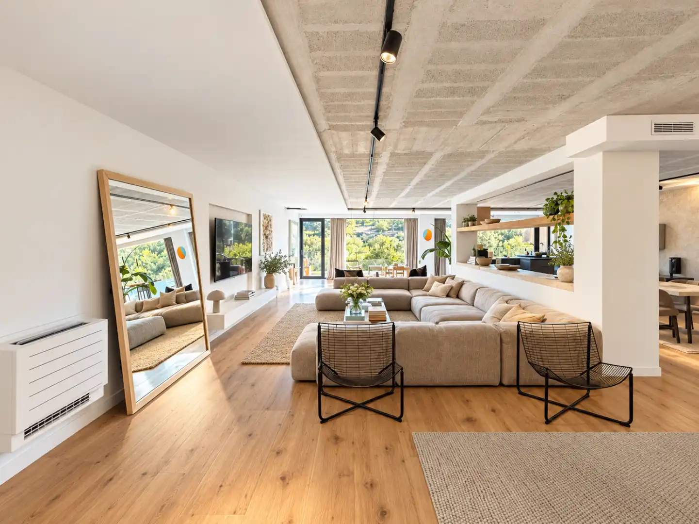 Sala de estar de Piso en venta en Campanet con Calefacción y Jardín privado