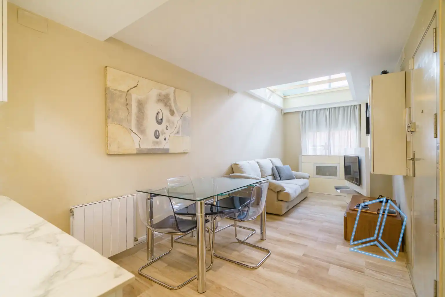 Living room of Duplex for sale in  Barcelona Capital  with Heating