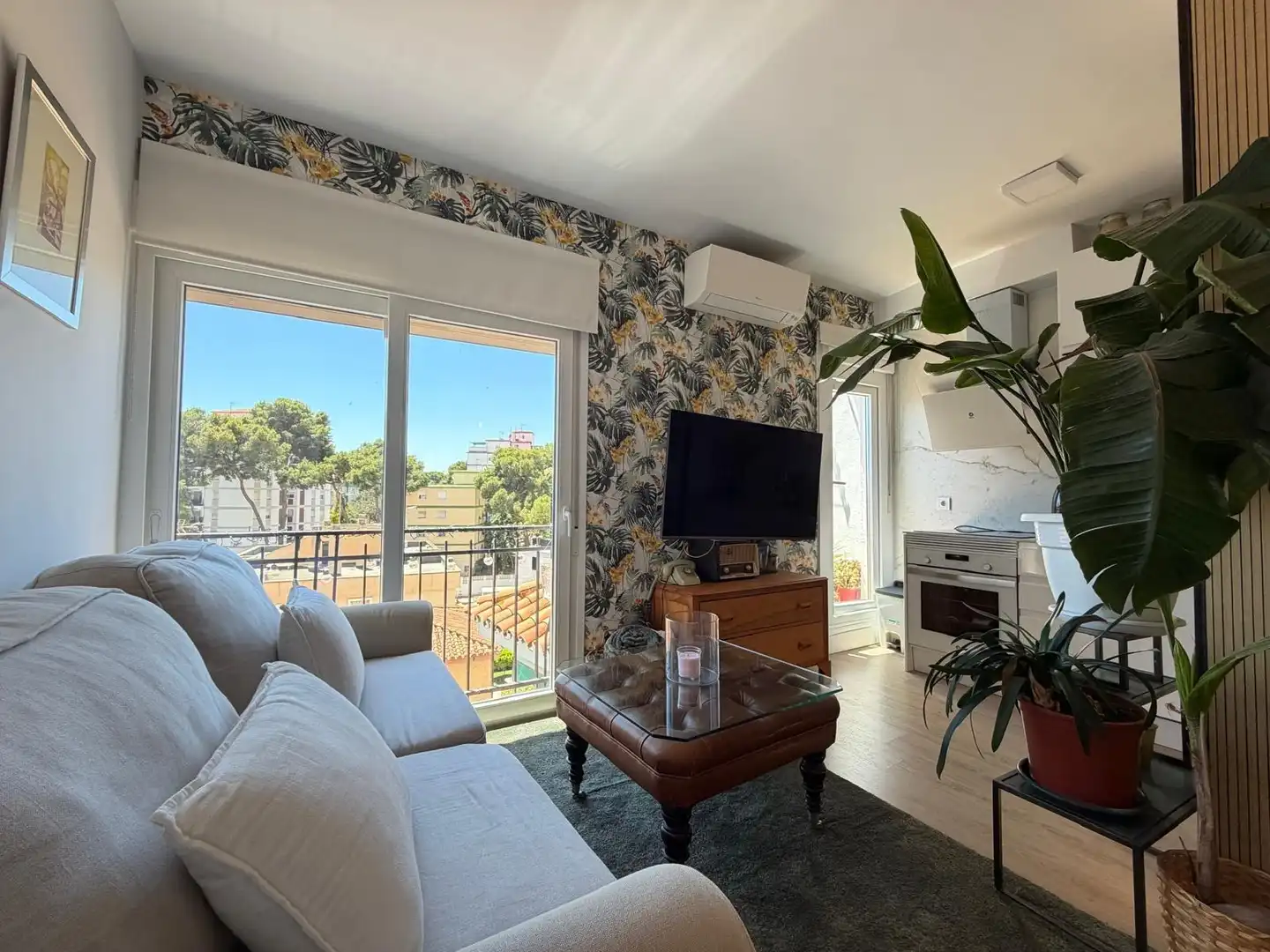 Wohnzimmer von Wohnungen zum Verkauf in Torremolinos mit Klimaanlage, Heizung und Terrasse