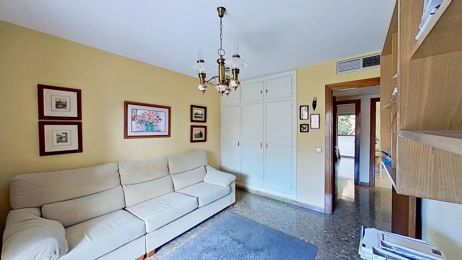 Sala de estar de Piso en venta en Málaga con Aire acondicionado, Trastero y Amueblado