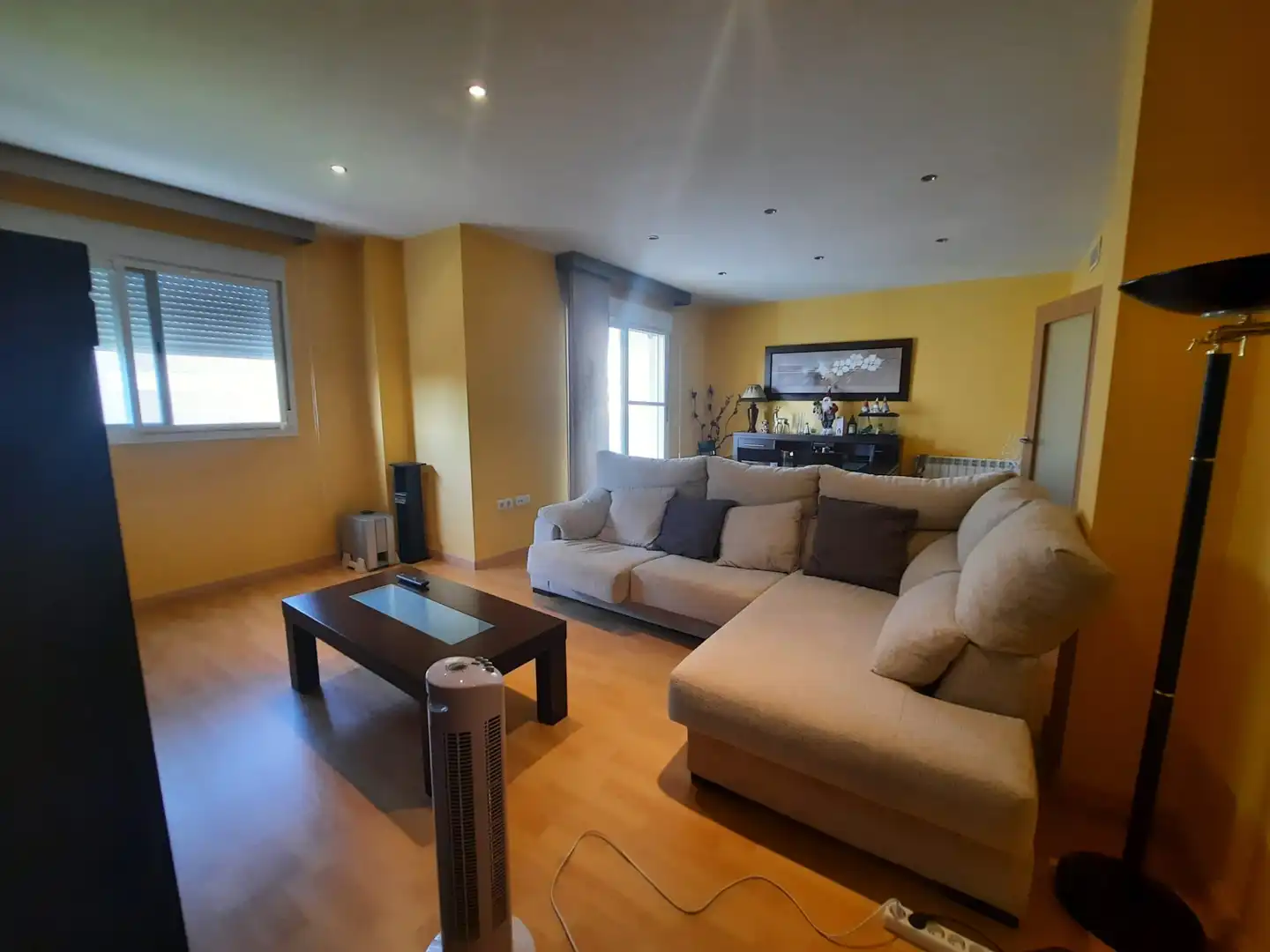Living room of Flat for sale in Badajoz  with Heating, Terrace and Storage room