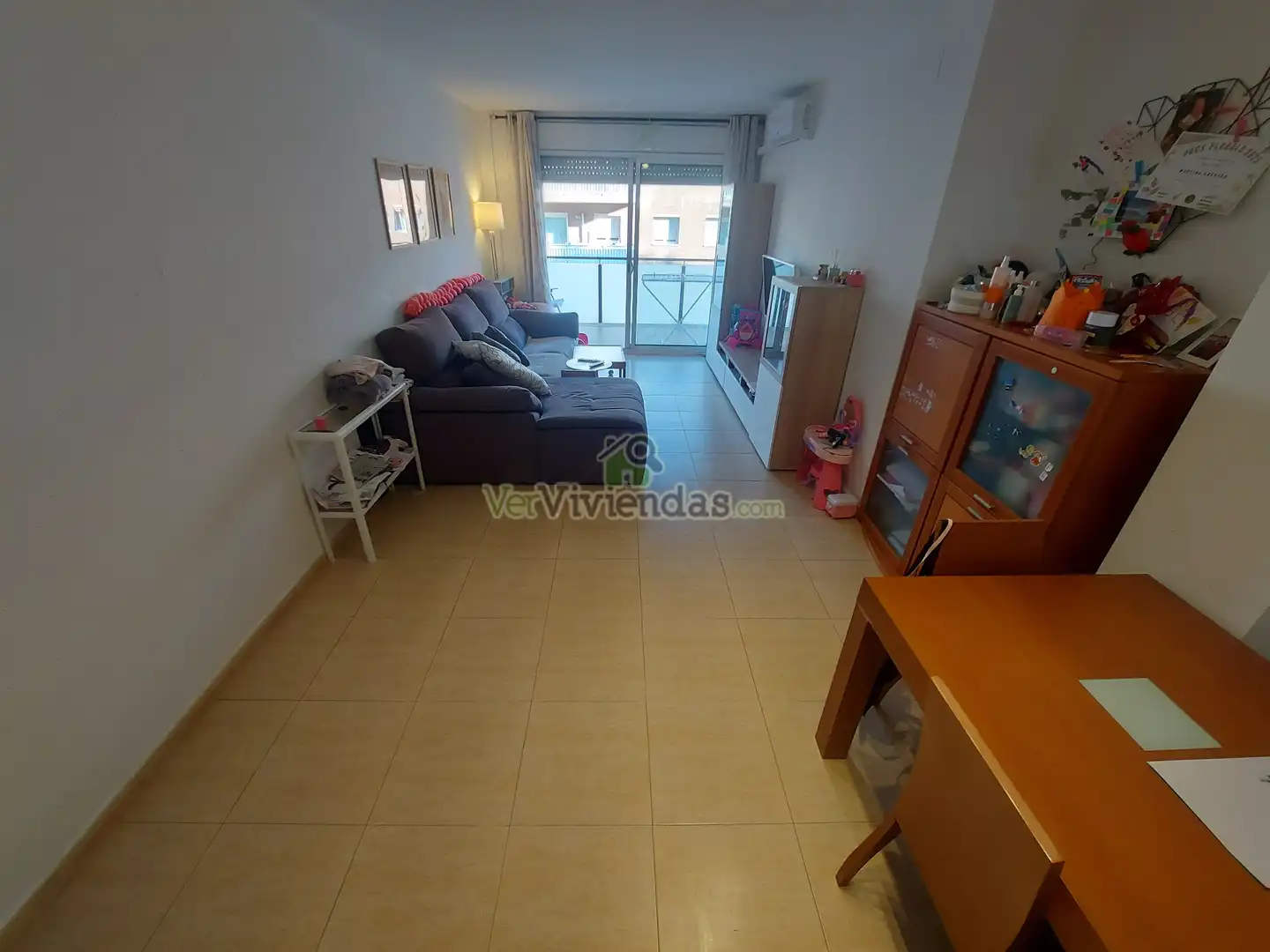 Sala de estar de Piso en venta en Vallirana con Aire acondicionado, Calefacción y Trastero