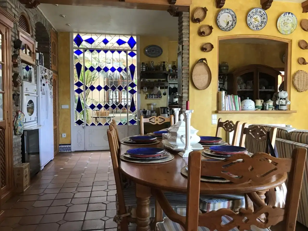 Dining room of Houses for sale in Córdoba  with Air Conditioner, Heating and Private garden