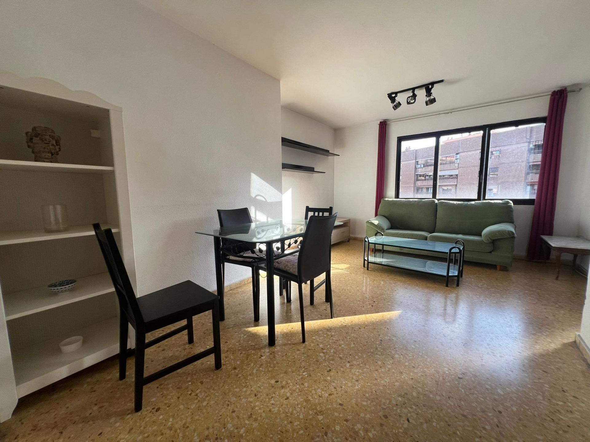 Living room of Flat to rent in  Valencia Capital  with Terrace and Balcony