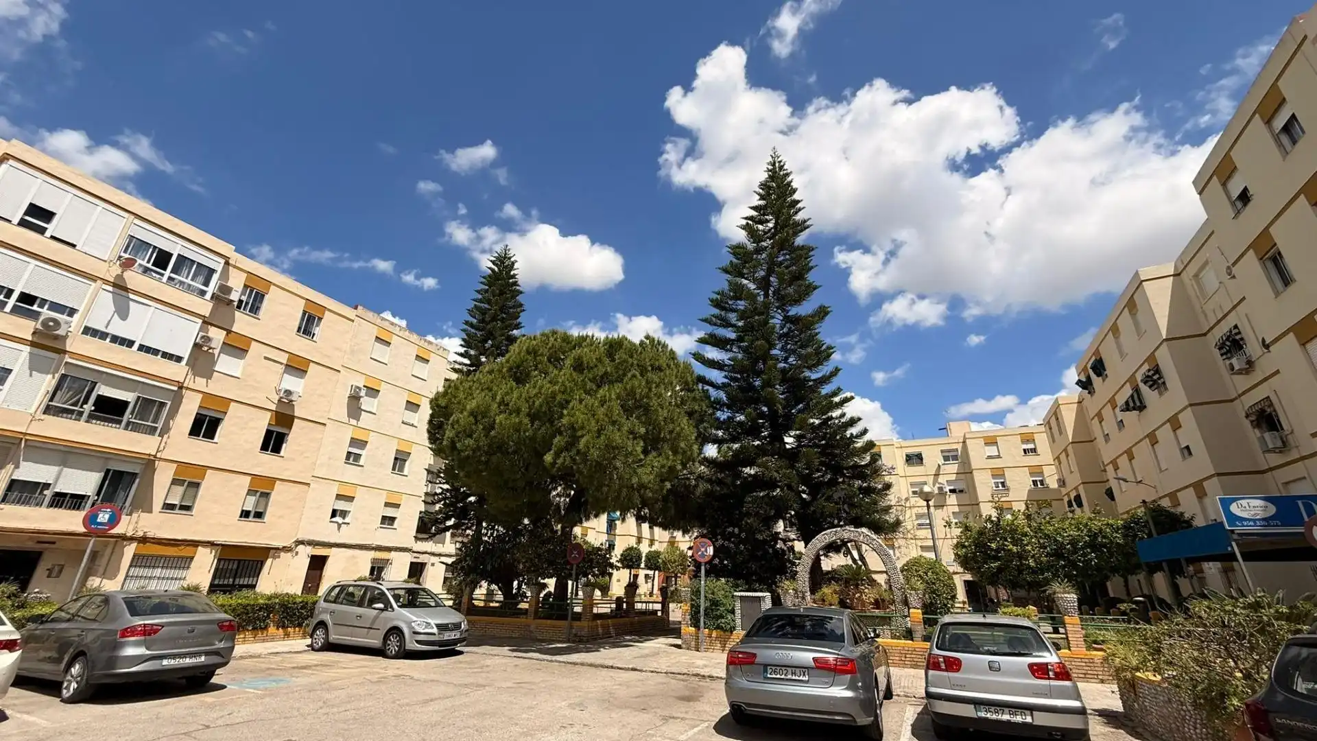 Vista exterior de Piso en venta en Jerez de la Frontera con Aire acondicionado y Amueblado