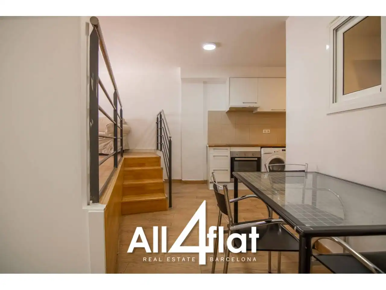 Estudi de lloguer en Barcelona amb Aire condicionat, Parquet i Moblat