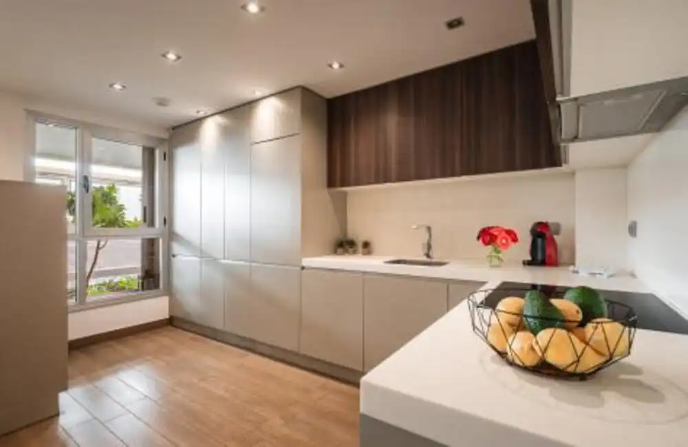 Kitchen of Apartments for rent in Marbella  with Air Conditioner, Terrace and Swimming Pool