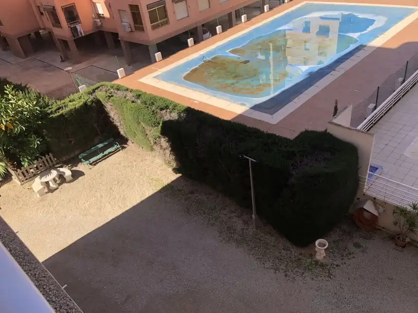 Schwimmbecken von Wohnungen zur Miete in Santa Pola mit Privatgarten, Terrasse und Möbliert
