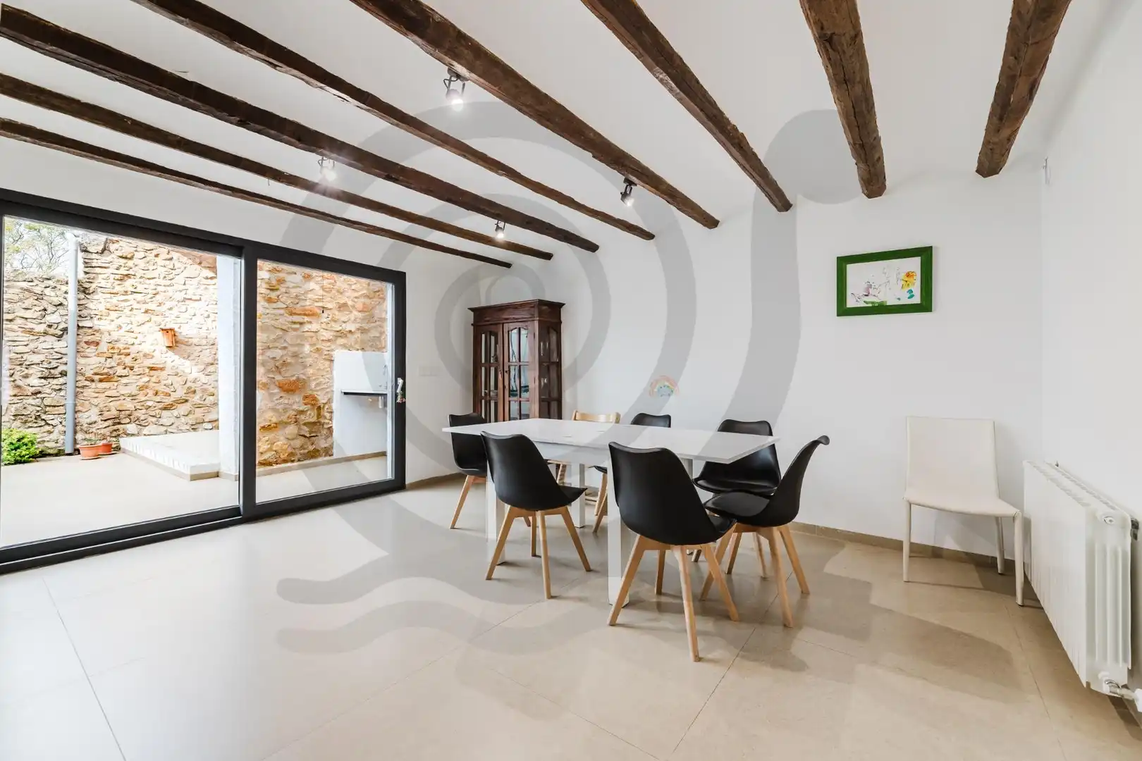 Esszimmer von Haus oder Chalet zum Verkauf in Castellón de la Plana / Castelló de la Plana mit Klimaanlage, Heizung und Terrasse