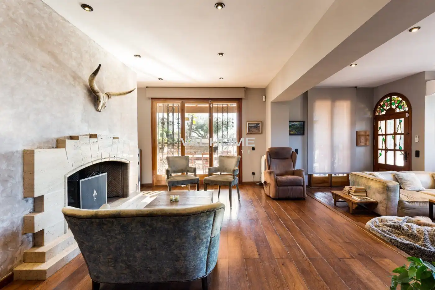 Sala de estar de Finca rústica en venta en Castellar del Vallès con Calefacción, Jardín privado y Trastero