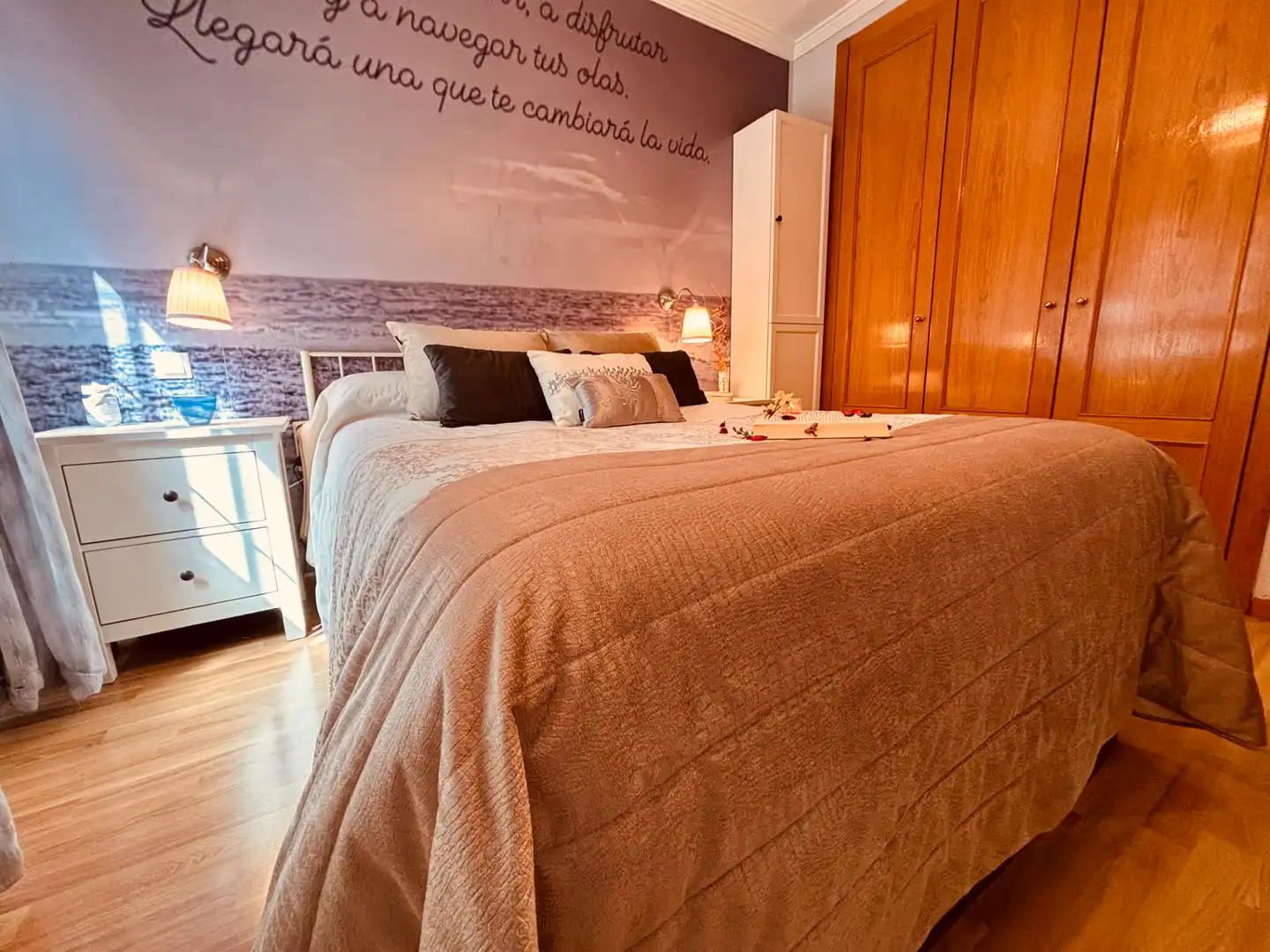 Bedroom of Flat for rent in Getafe  with Air Conditioner, Parquet flooring and Washing machine