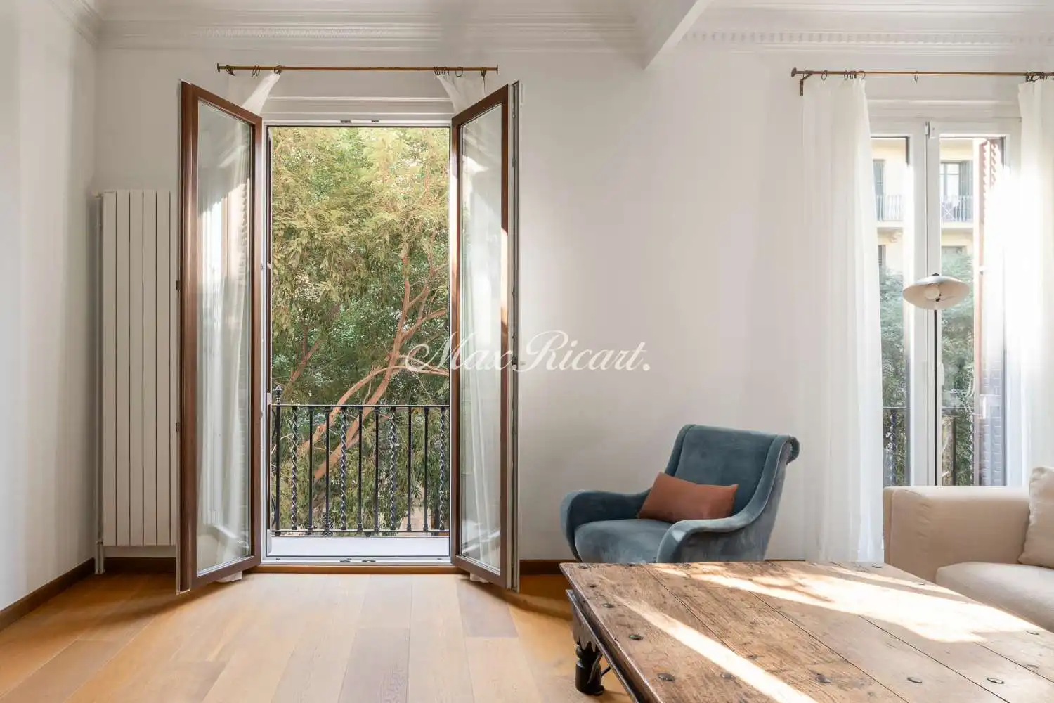 Bedroom of Flat for rent in Barcelona  with Air Conditioner, Heating and Terrace