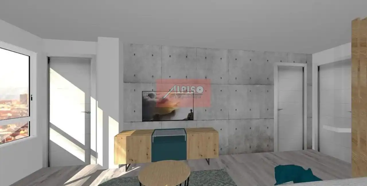 Sala d'estar de Apartament en venda en Ourense Capital  amb Calefacció, Terrassa i Traster