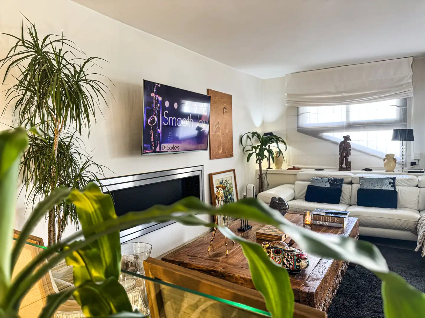 Sala de estar de Dúplex en venta en Estepona con Aire acondicionado, Terraza y Piscina