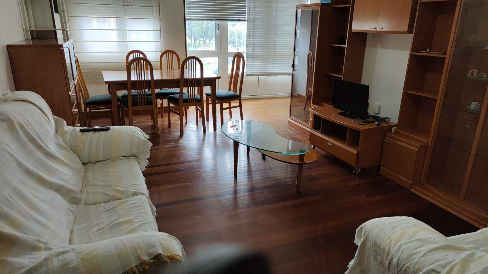 Sala d'estar de Pis de lloguer en Lugo Capital amb Calefacció i Moblat