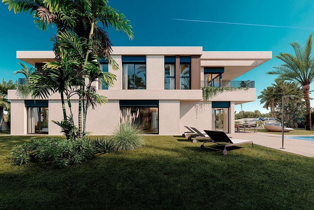 Exterior view of House or chalet for sale in Alicante / Alacant  with Air Conditioner, Heating and Private garden