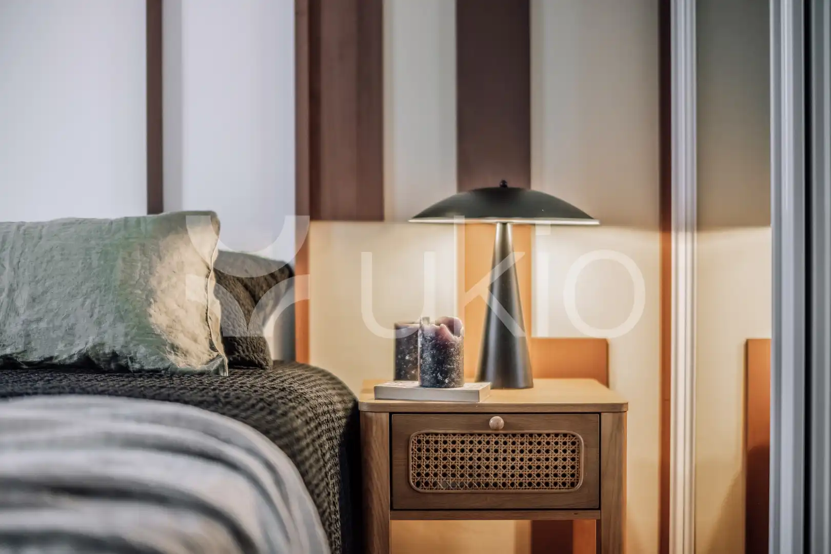 Schlafzimmer von Wohnungen zur Miete in Madrid mit Klimaanlage, Heizung und Terrasse