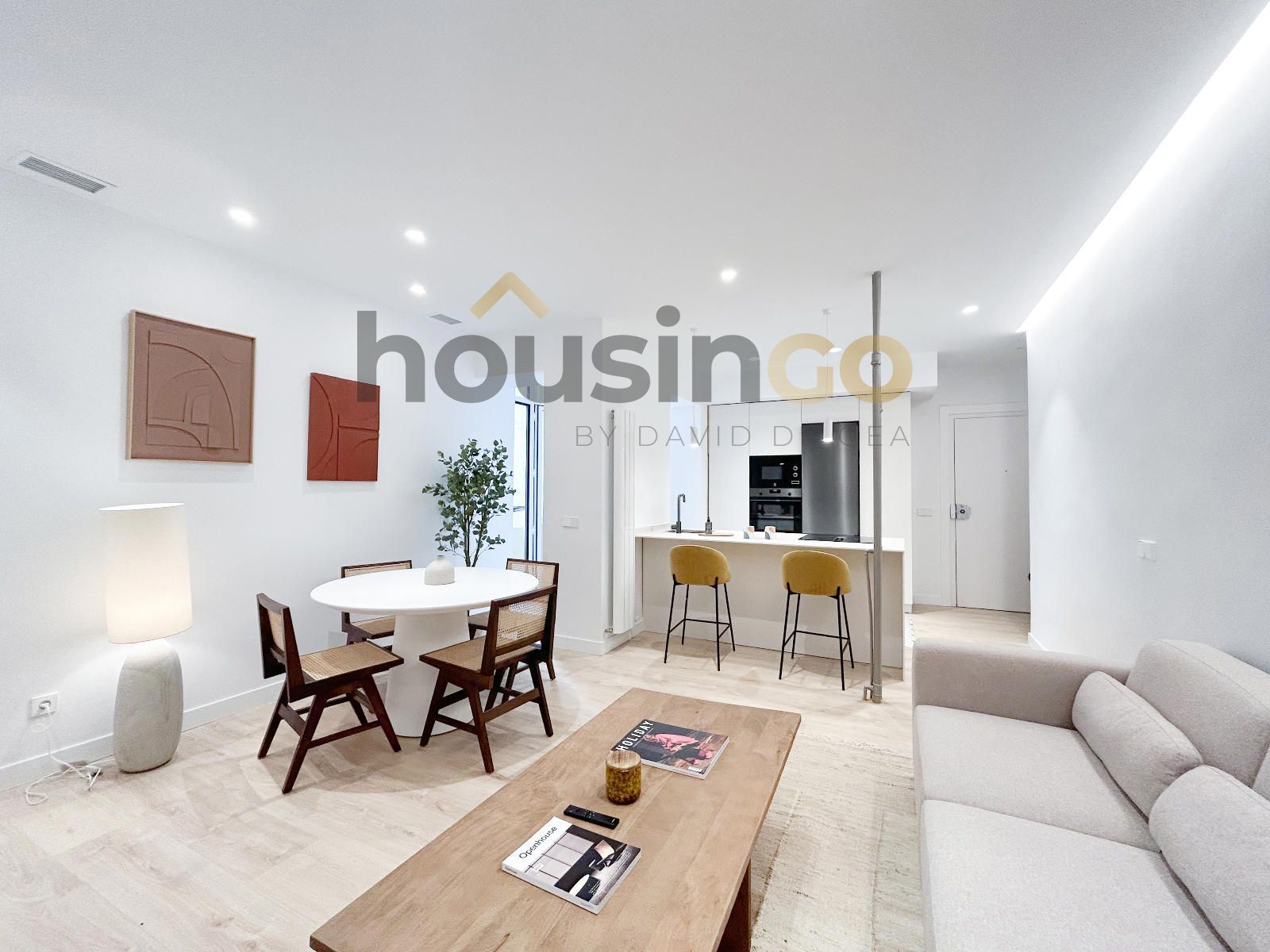Living room of Flat for sale in  Madrid Capital  with Air Conditioner, Heating and Terrace