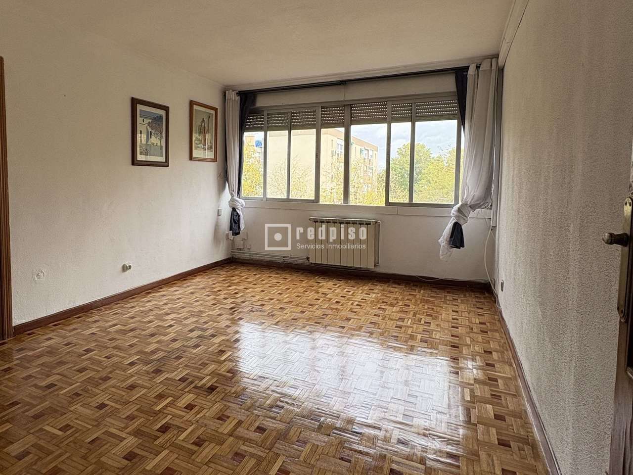 Bedroom of Flat for sale in  Madrid Capital  with Air Conditioner, Heating and Parquet flooring