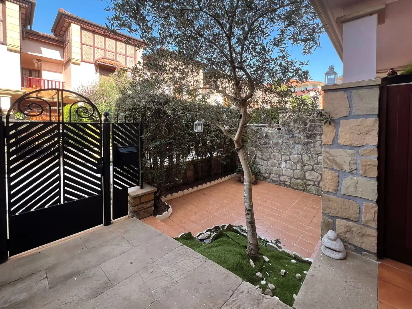 Terraza de Casa adosada en venta en Zarautz con Aire acondicionado, Calefacción y Jardín privado