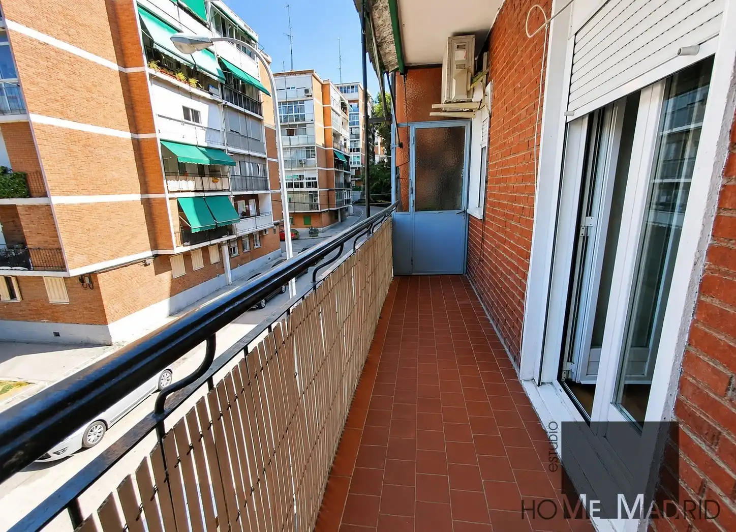 Balcony of Flat for sale in Madrid  with Air Conditioner and Terrace