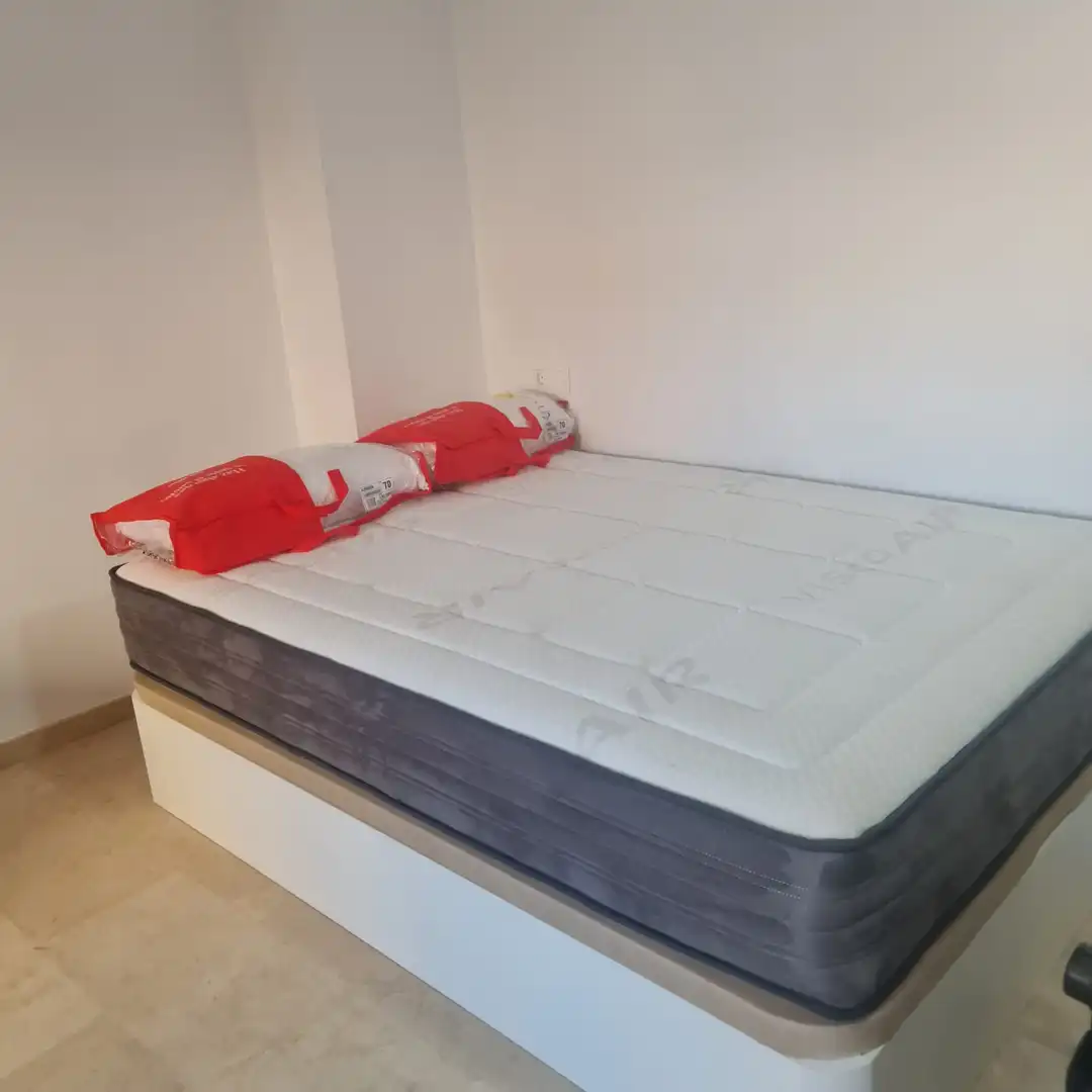 Schlafzimmer von Wohnung zur Miete in Málaga mit Möbliert, Waschmaschine und Mikrowelle