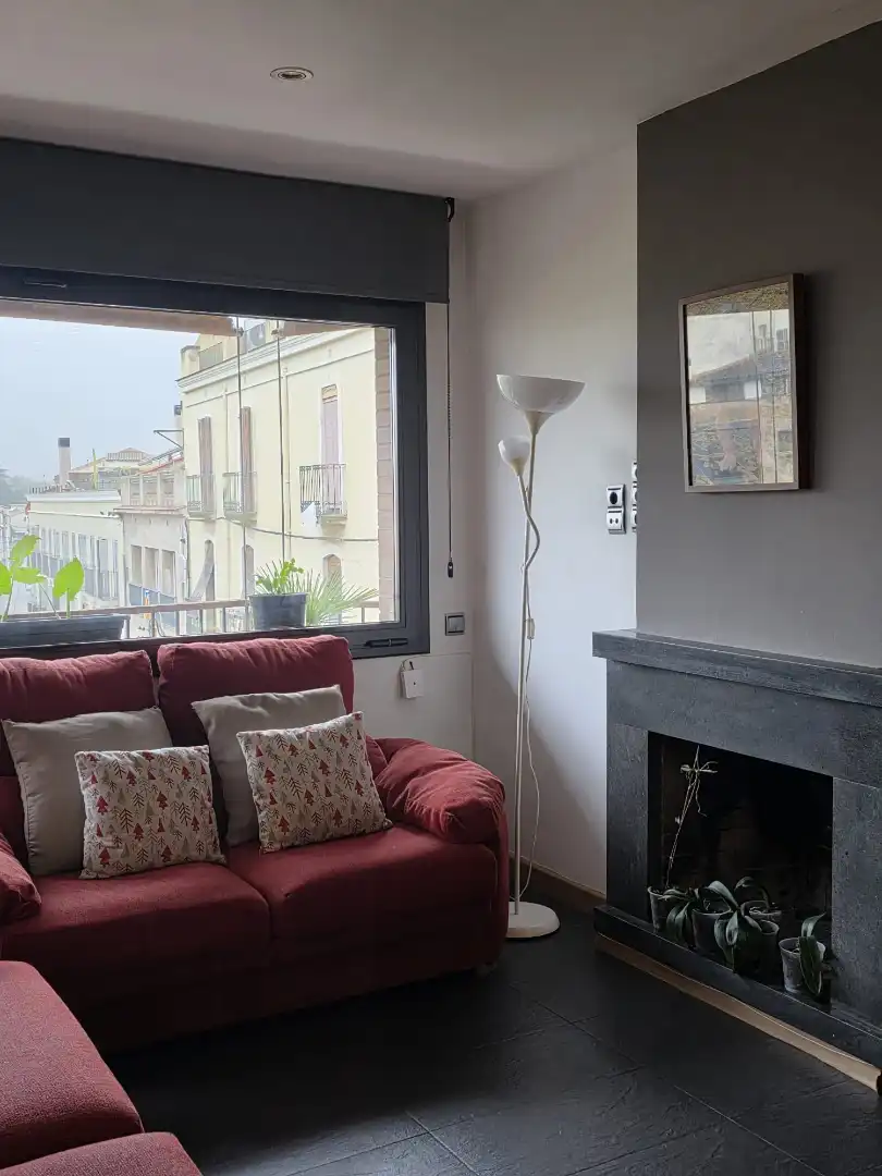 Sala de estar de Piso en venta en Banyoles, Girona