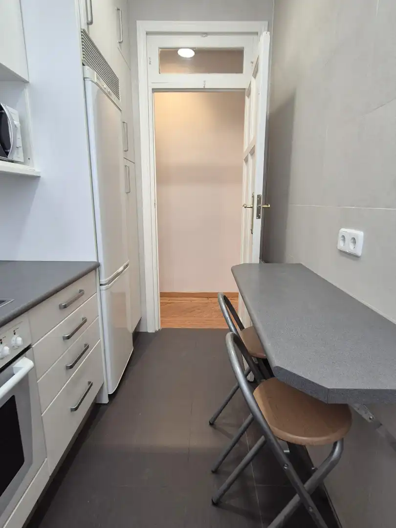 Cuina de Apartament de lloguer en Madrid amb Aire condicionat, Calefacció i Parquet