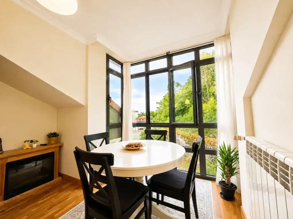 Dining room of Attic for sale in Llanes  with Heating and Furnished