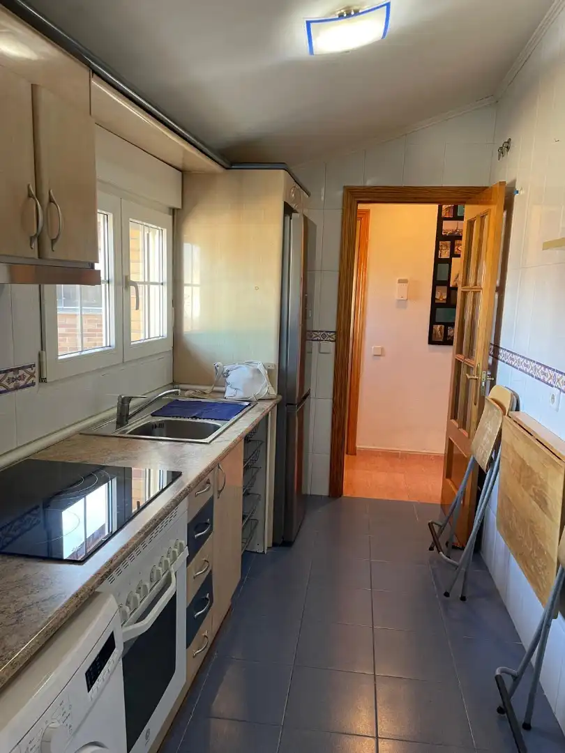 Kitchen of Flat for sale in El Álamo  with Heating, Furnished and Oven
