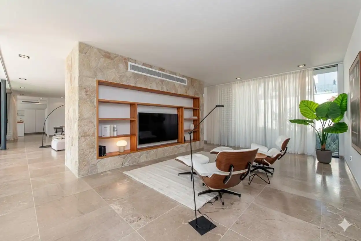 Living room of Houses for sale in Calvià  with Air Conditioner, Private garden and Terrace